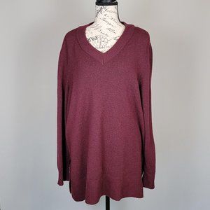 Lane Bryant Burgundy Sweater